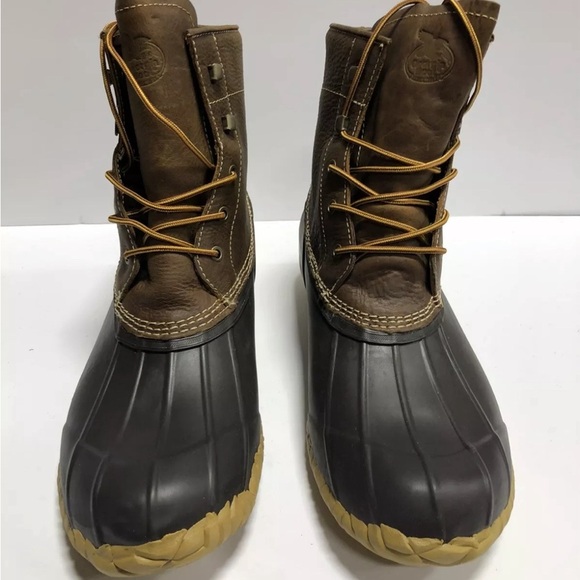 Georgia Boot Mens Marshland Duck Boot Brown Leather Size 14 M main image 4
